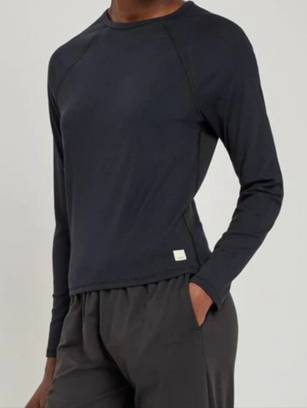 Vuori Pose Ribbed Jersey Long Sleeve Top Size XL